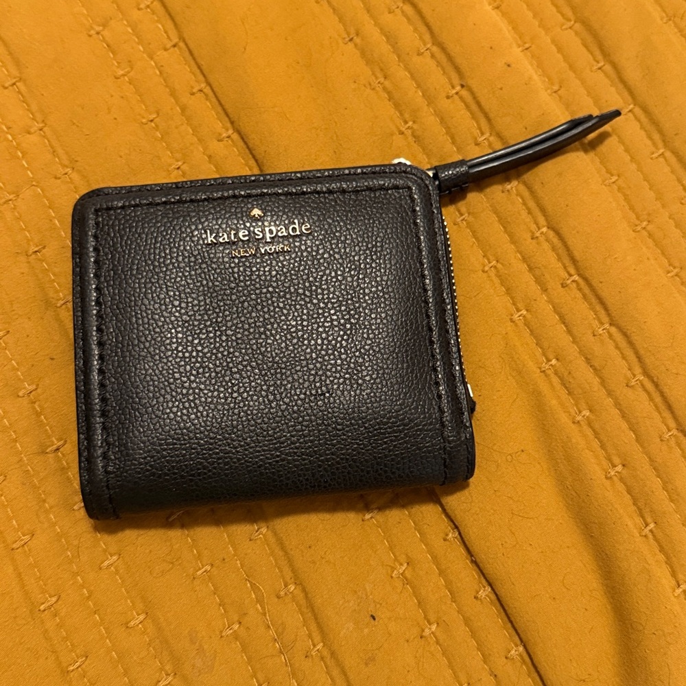 Kate Spade Black Textured Wallet